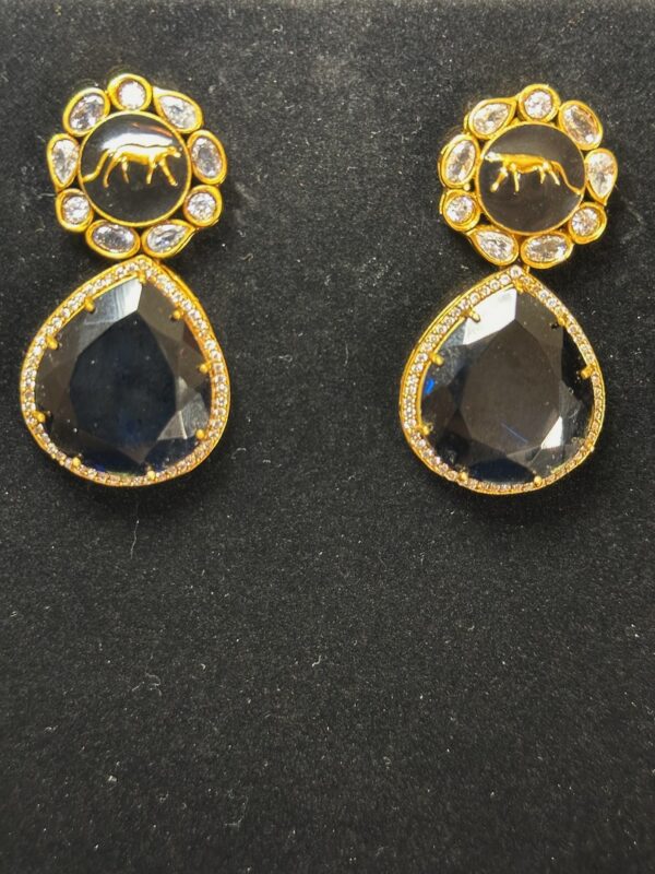 Stunning Tiger Eye Tear Drop Earrings