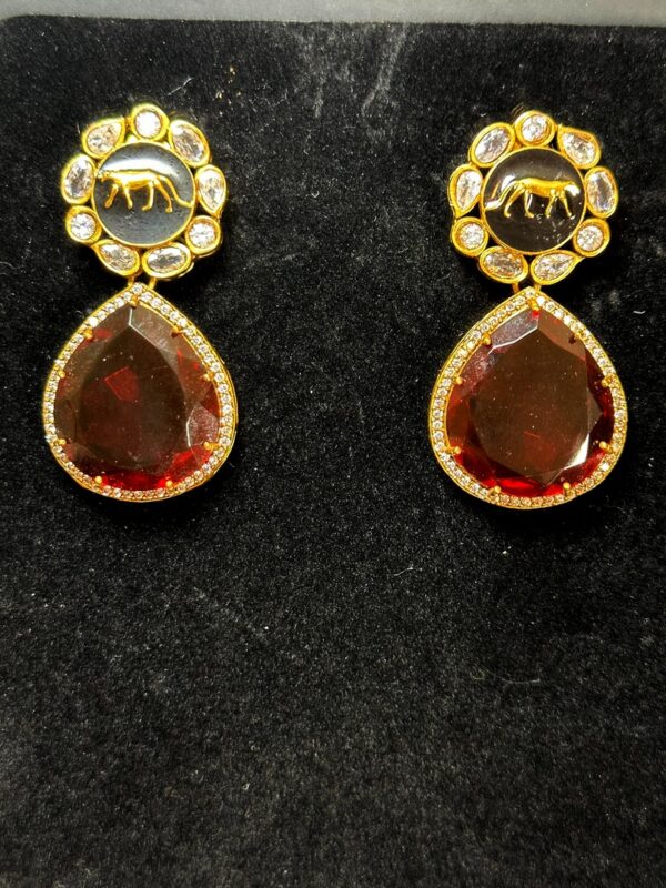 Stunning Tiger Eye Tear Drop Earrings